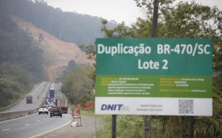 Duplicação da BR-470 só deve ser concluída em 2025, prevê governo federal
