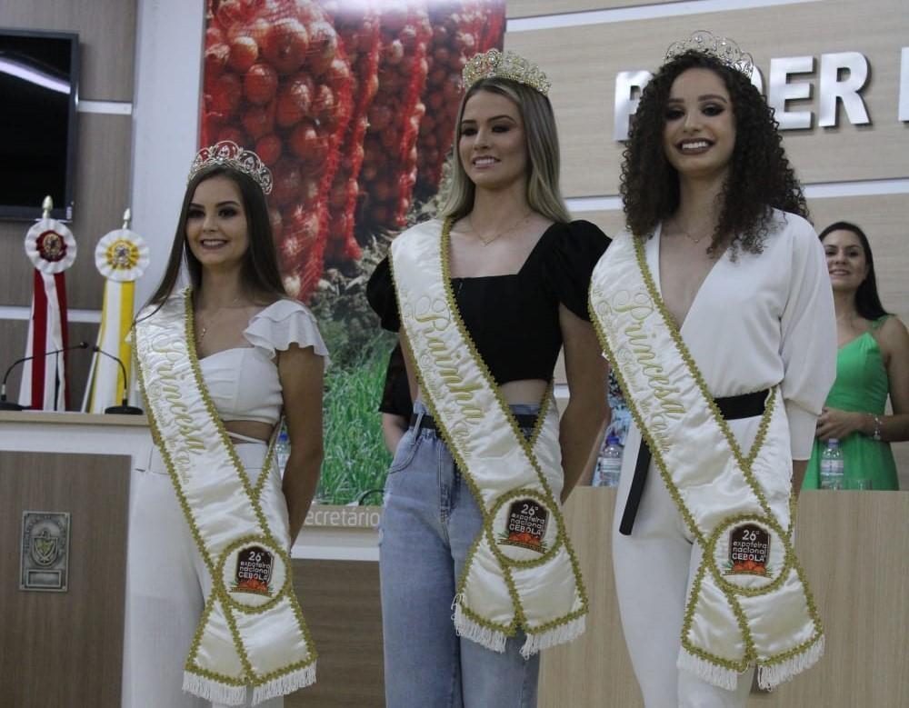 Eleita a realeza da 26ª Expofeira Nacional da Cebola em Ituporanga