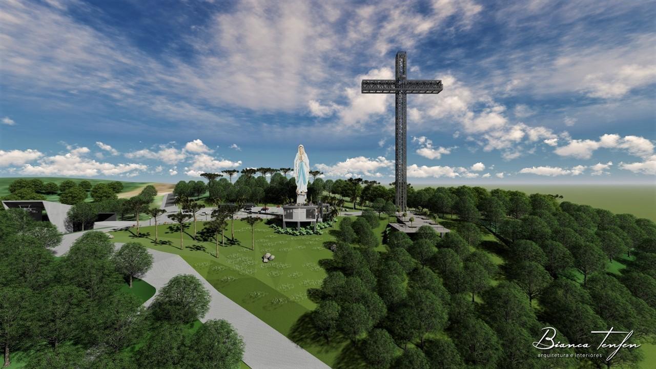 Empresário Silvio Prim deseja inaugurar santuário do Louvor no dia de Nossa Senhora de Lourdes no próximo ano