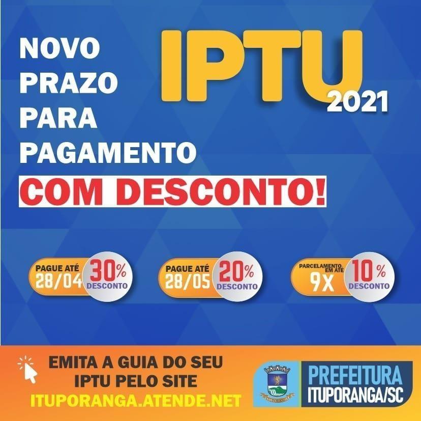 Encerra dia 28 o prazo para pagamento do IPTU com 30% de desconto em Ituporanga