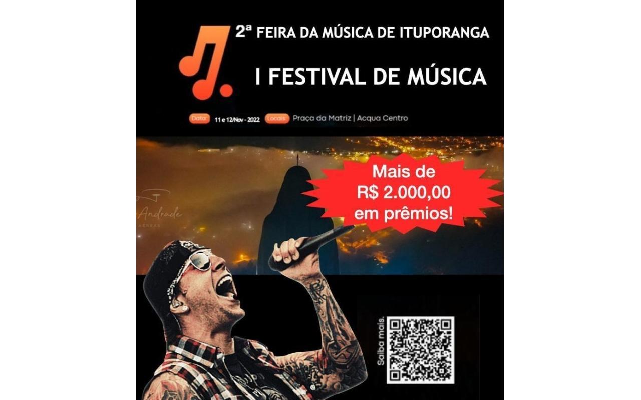 Encerram-se hoje (4) inscrições para o 1º Festival de Música que será neste mês em Ituporanga