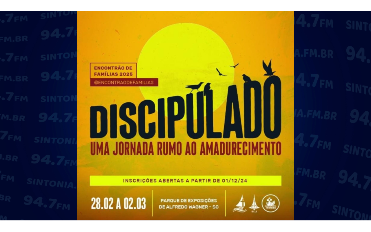 Encontrão de Famílias reúne fiéis entre 28 de fevereiro e 2 de março em Alfredo Wagner