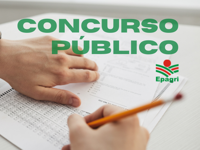 Epagri abre edital de Concurso Público para preencher 100 vagas