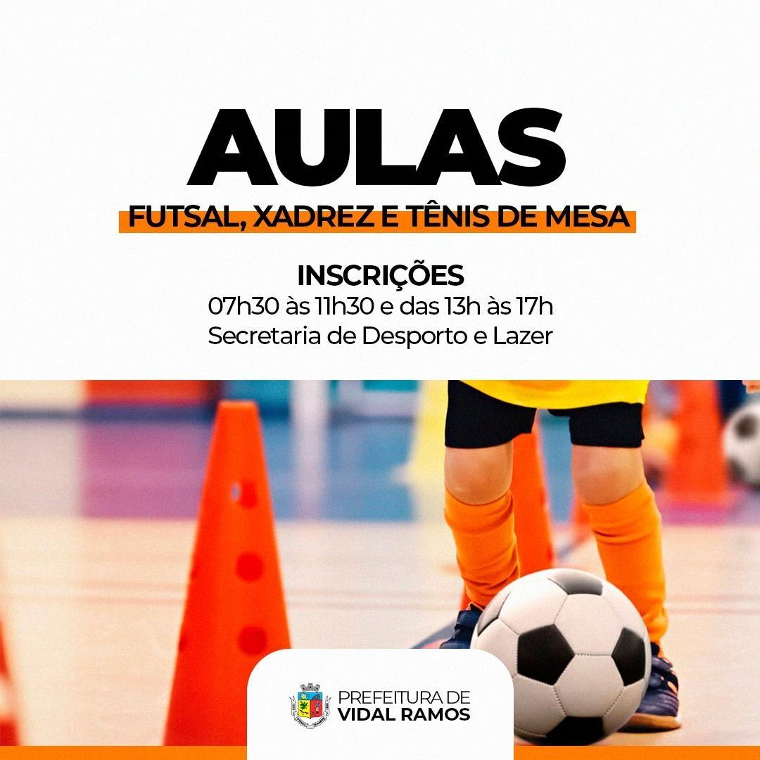 Escola Municipal de Esportes Odilson Barni de Vidal Ramos está com inscrições abertas para os alunos de 05 a 15 anos
