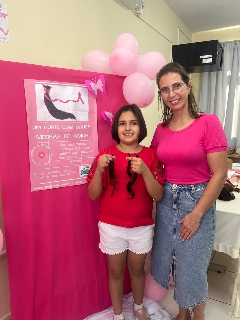 Escola Walter Probst de Aurora promove campanha de doação de cabelos