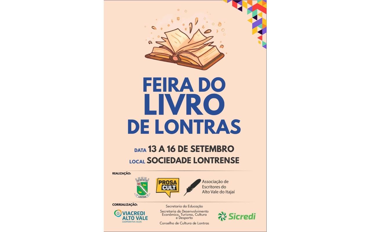 Escolas do Alto Vale são convidadas para participar da Feira do Livro de Lontras