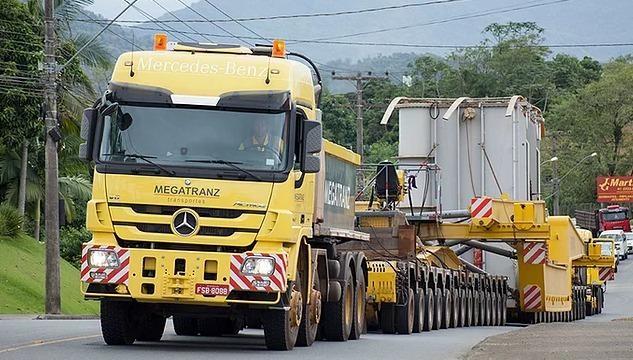 Escolta de transformador causará lentidão na BR 470 neste sábado (17)