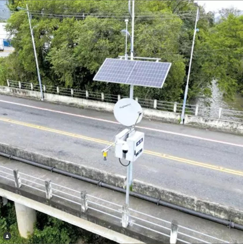 Estação hidrológica será instalada na ponte do centro da cidade de Aurora