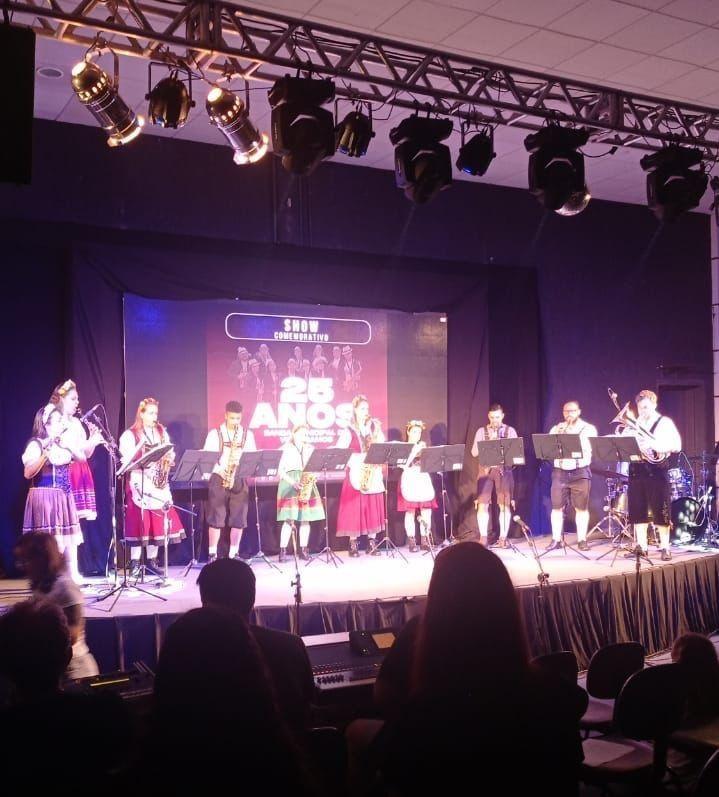 Evento cultural resgata história dos 25 anos da banda Municipal de Vidal Ramos