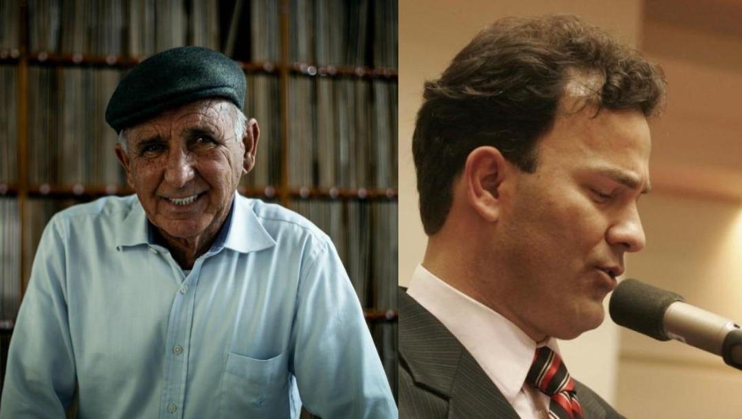 Ex-prefeito Carlos Hoegen, o Calão, presta homenagem a Gervásio Maciel