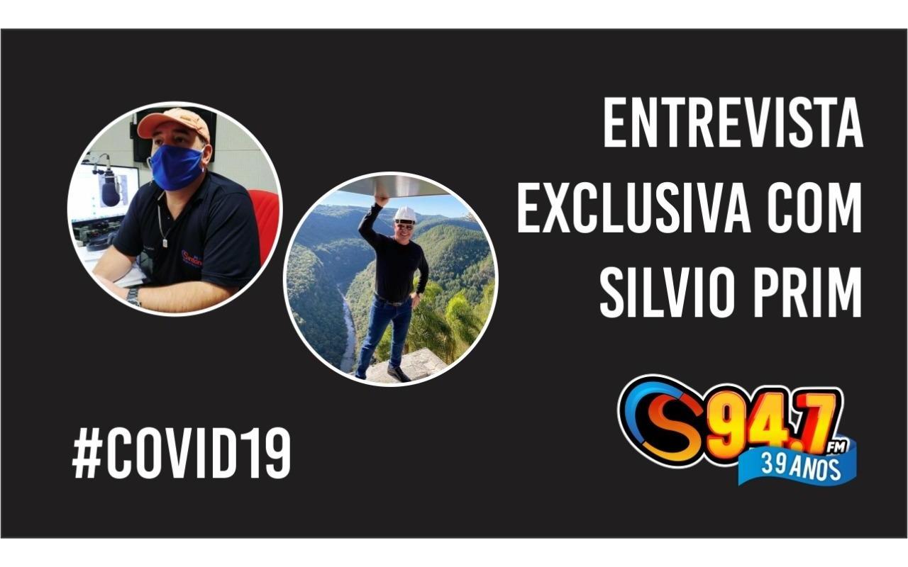 EXCLUSIVO: Empresário Silvio Prim se emociona ao falar sobre recuperação da COVID-19