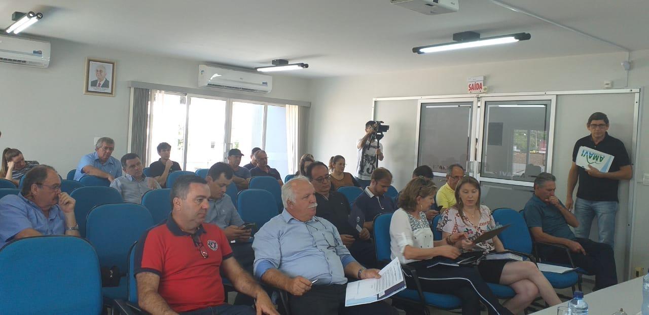 Extinção de municípios com menos de cinco mil habitantes é tema de reunião na Amavi