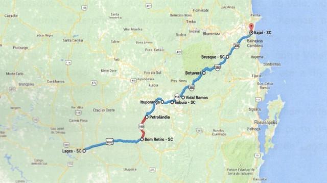Documento que reivindica ligação asfáltica entre Petrolândia e a Serra Catarinense será entregue ao Governador na próxima semana