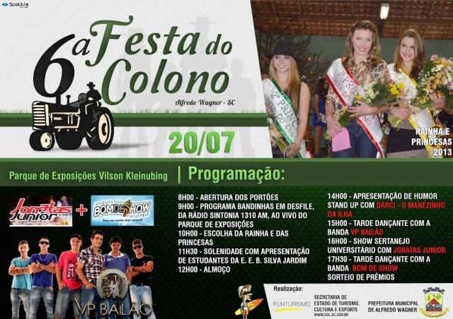 6ª Festa do Colono em Alfredo Wagner 