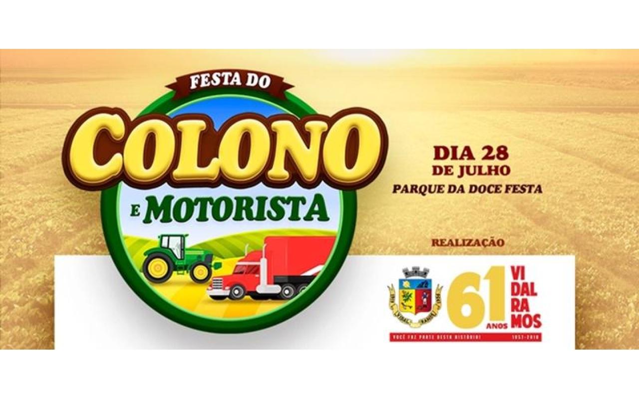 Festa do Colono e Motorista em Vidal Ramos será neste sábado