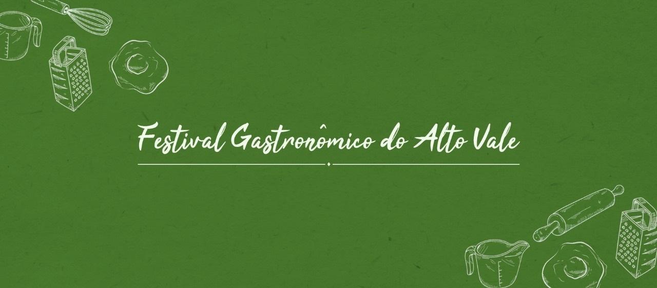 Festival Gastronômico do Alto Vale é adiado para setembro