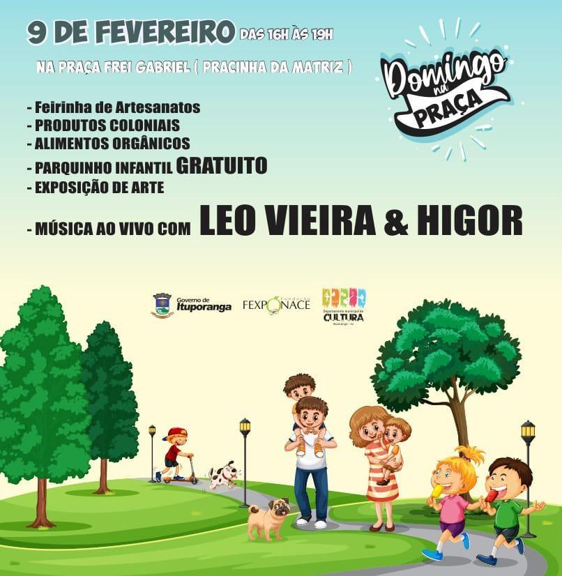 Final de semana tem “Domingo na Praça” em Ituporanga
