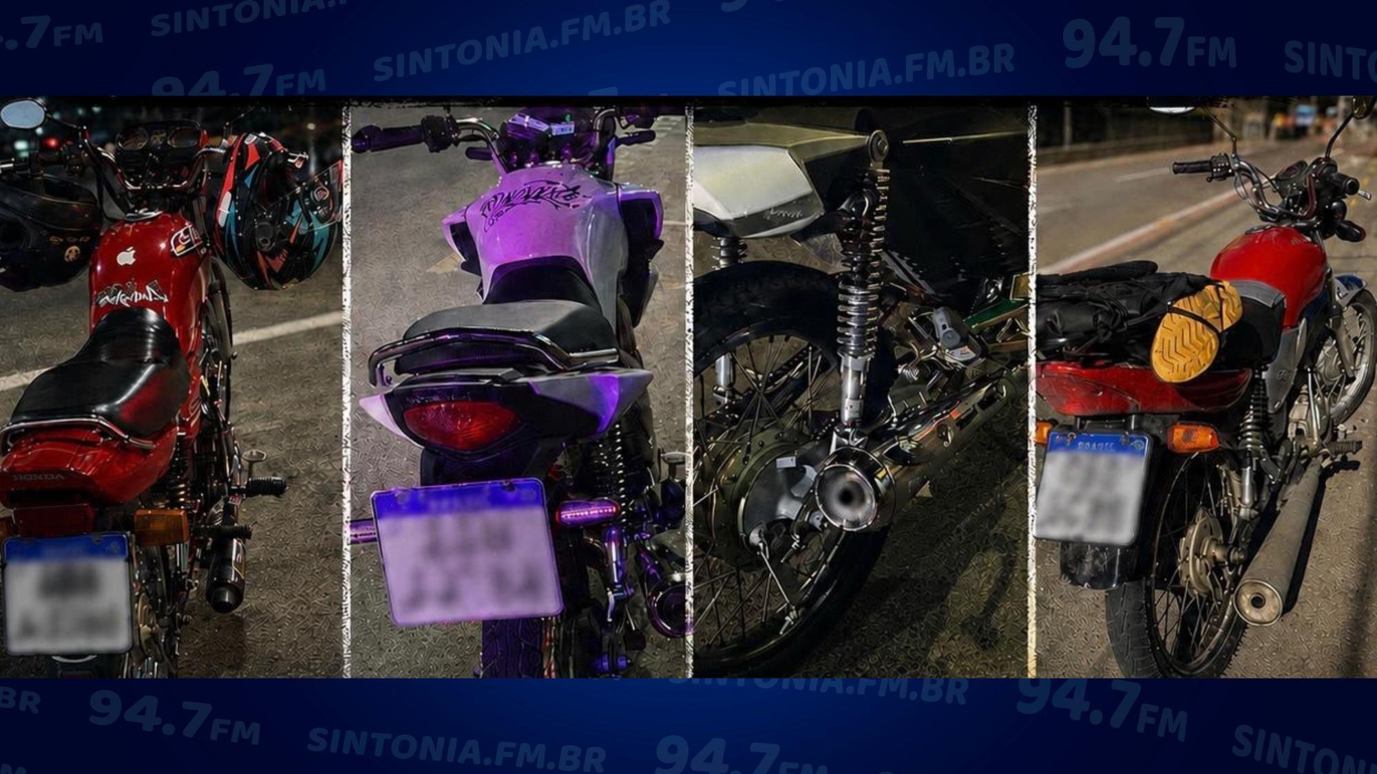 Fiscalização de motocicletas com escapamentos adulterados ocorre em Rio do Sul