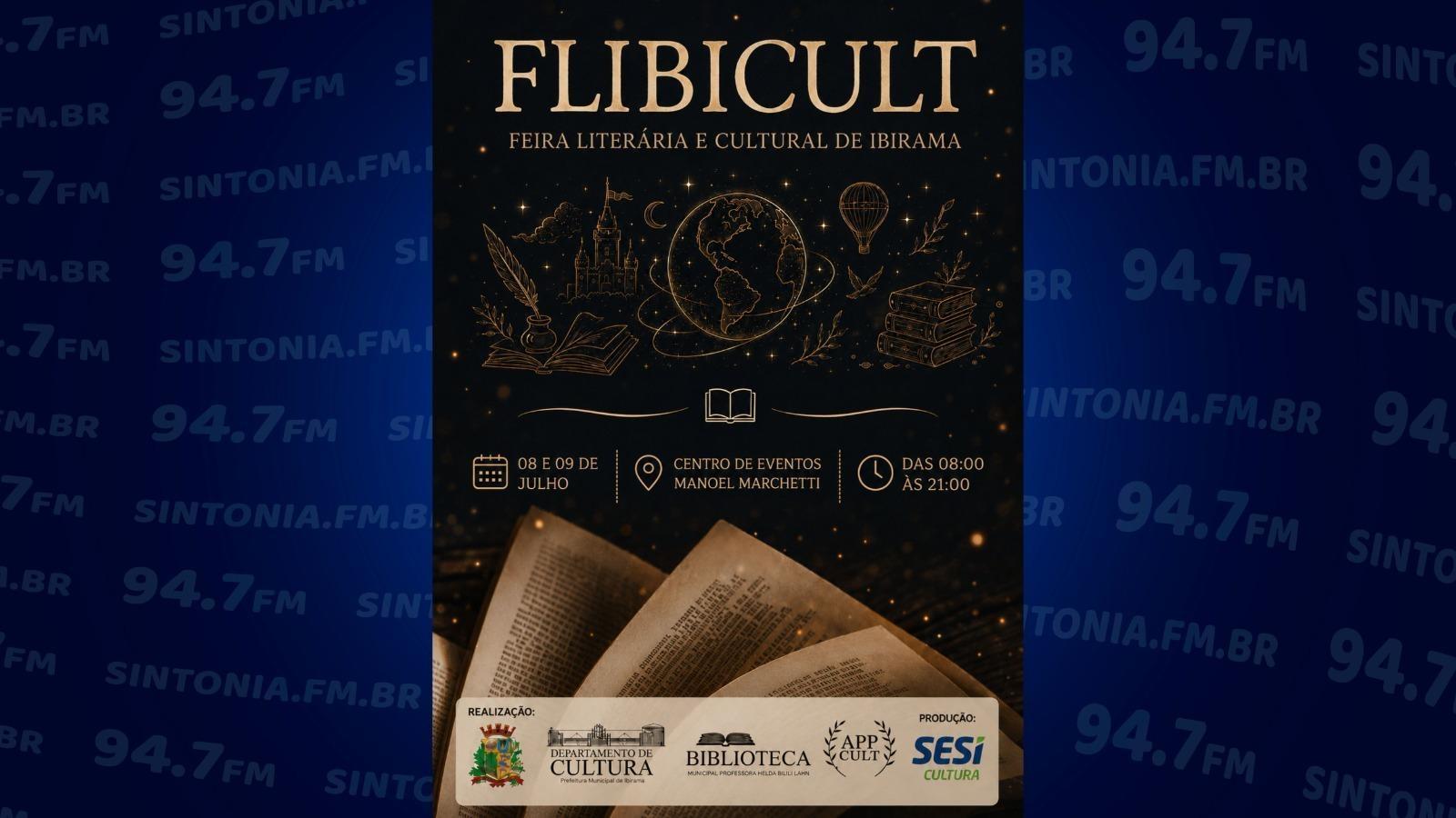 FLIBICULT terá dois dias de literatura, cultura e atrações gratuitas em Ibirama