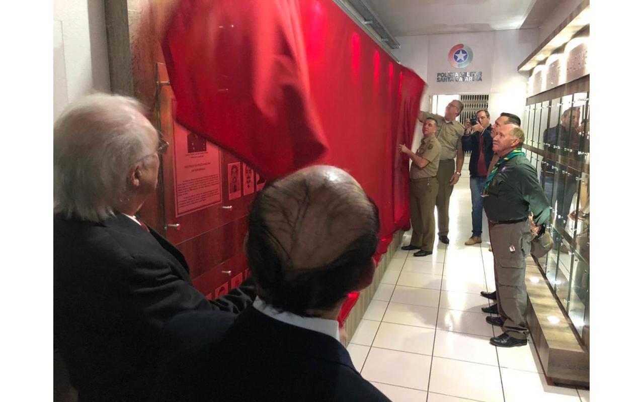 Galeria de ex-combatentes da Polícia Militar é inaugurada em Ituporanga