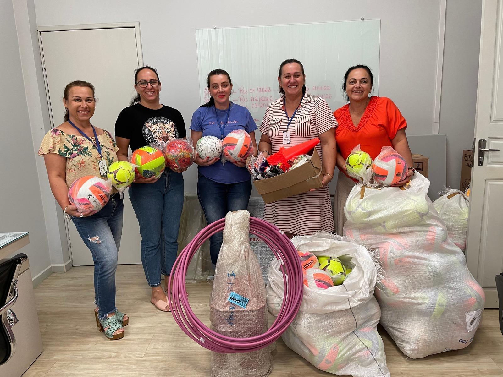 Governo de Ituporanga investe cerca de R$20 mil em material esportivo para aulas de educação física