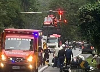 Grave acidente na BR-470 deixa duas pessoas gravemente feridas em Ibirama