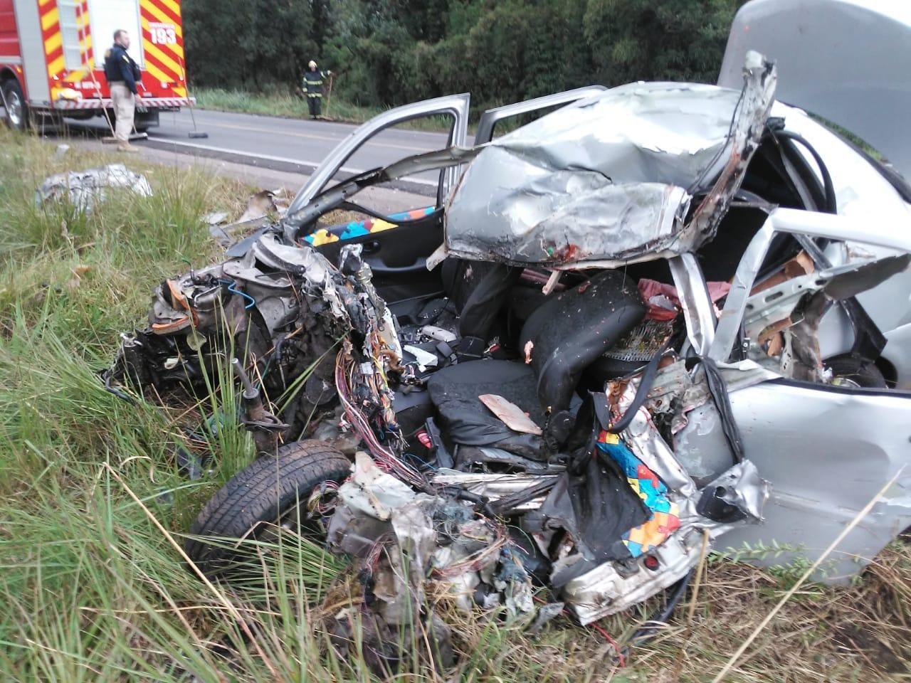 Grave acidente registrado na manhã desta quinta-feira (10) na BR 470