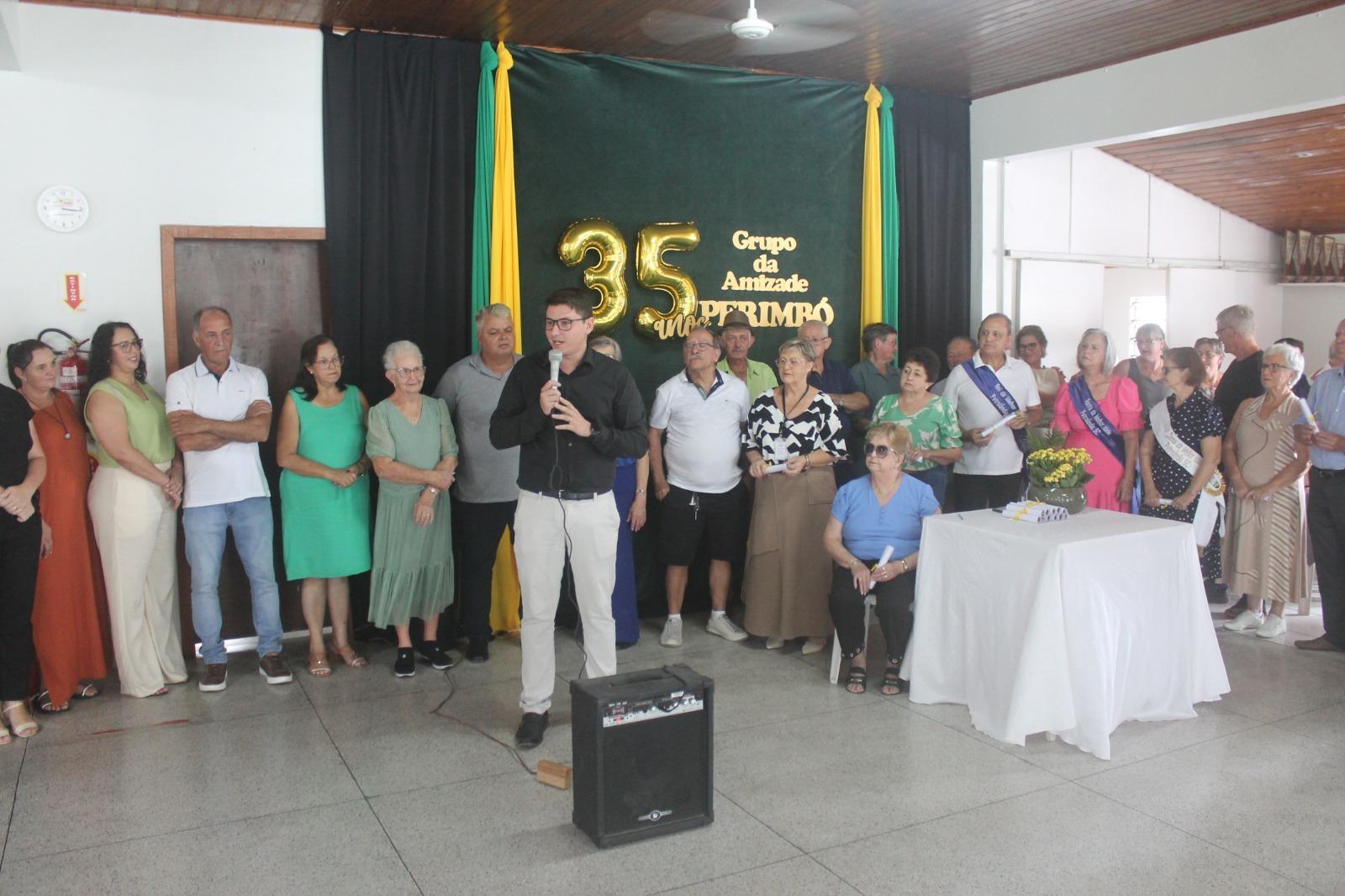 Grupo da Amizade Perimbó completa 35 anos e recebe homenagem 