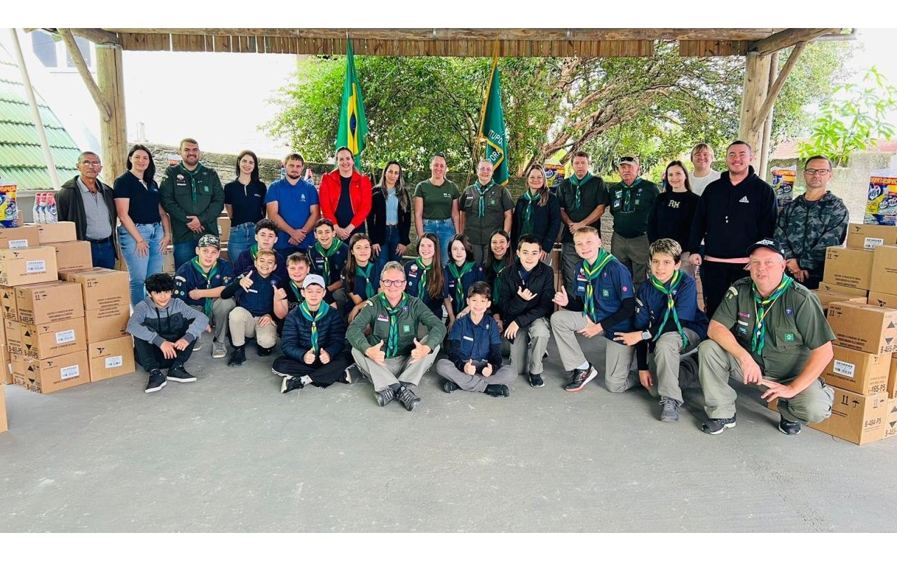 Grupo Itu-Açu celebra 15 anos de escotismo em Ituporanga