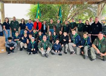 Grupo Itu Açu celebra 15 anos de escotismo em Ituporanga