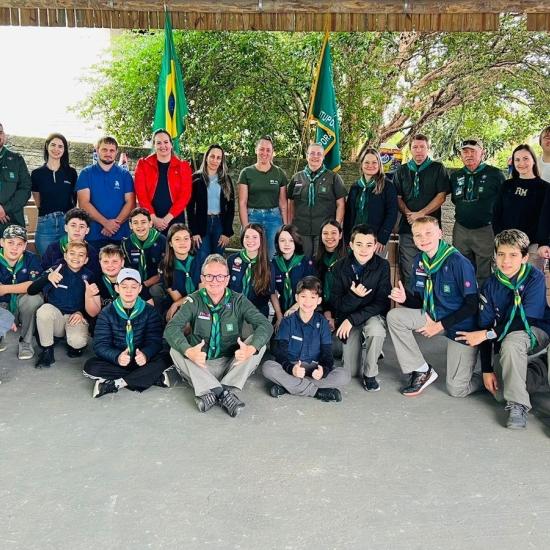 Grupo Itu-Açu celebra 15 anos de escotismo em Ituporanga