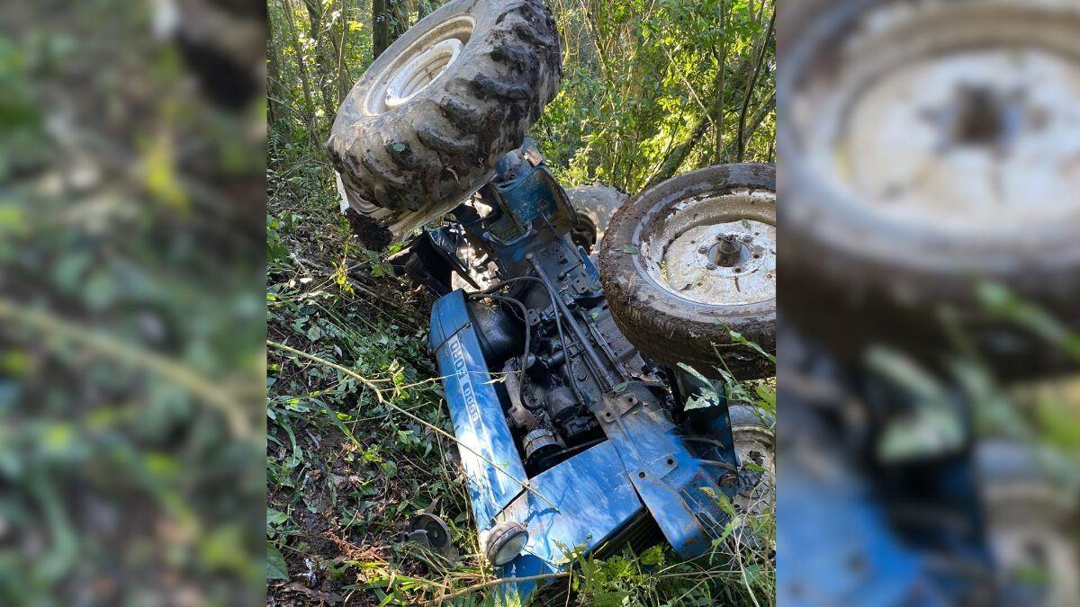 Homem de 24 anos morre em acidente com trator