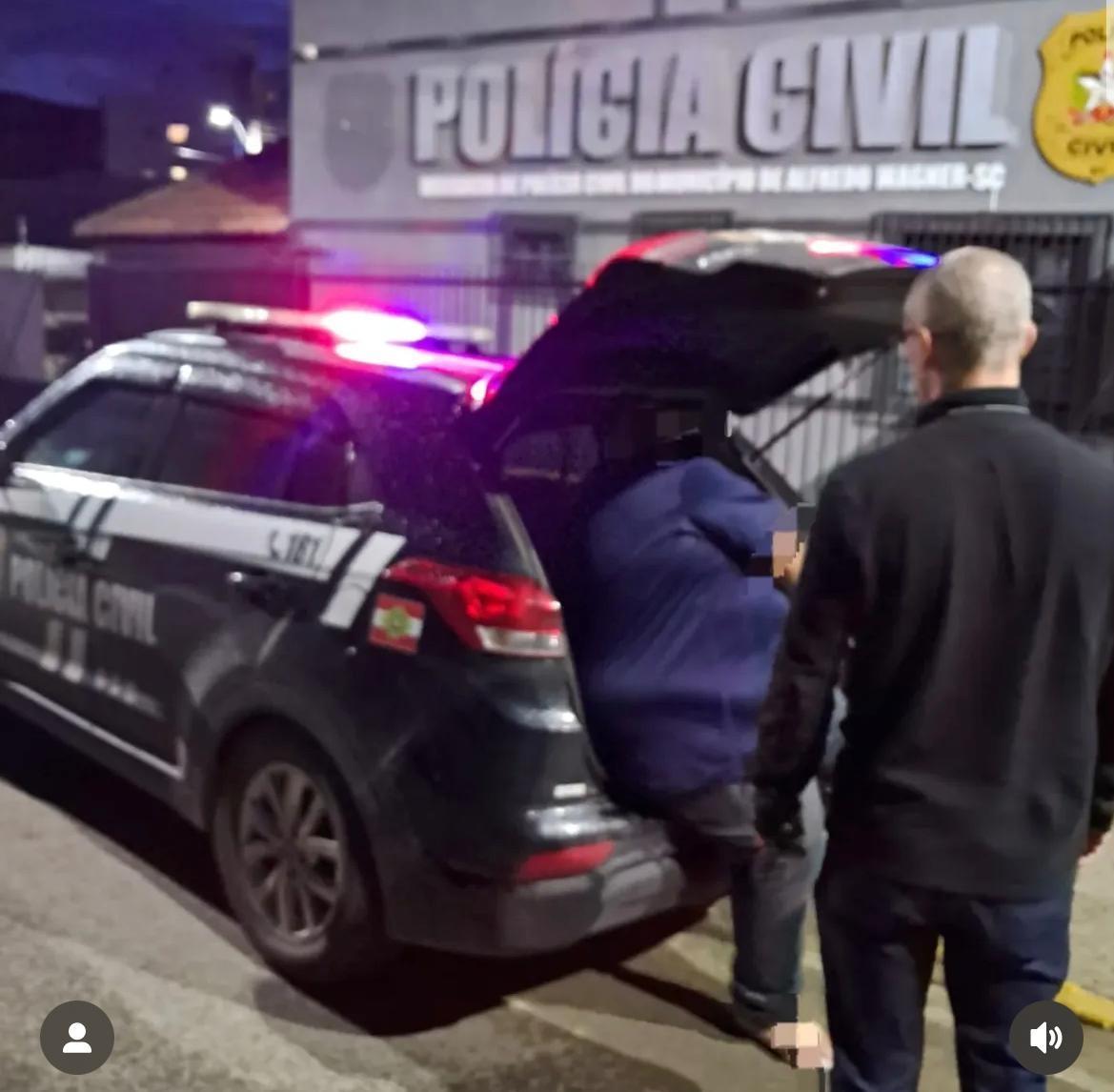 Homem é preso por homicídio após corpo ser encontrado em Ituporanga