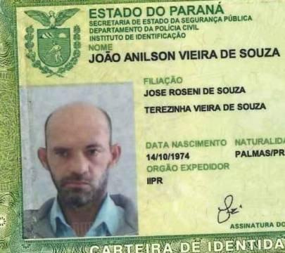 Homem em tratamento de saúde desaparece no Alto Vale 