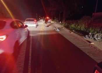 Homem morre atropelado por motocicleta no Alto Vale