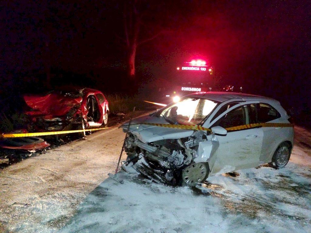 Homem morre em grave acidente de carro na SC-110, em Ituporanga