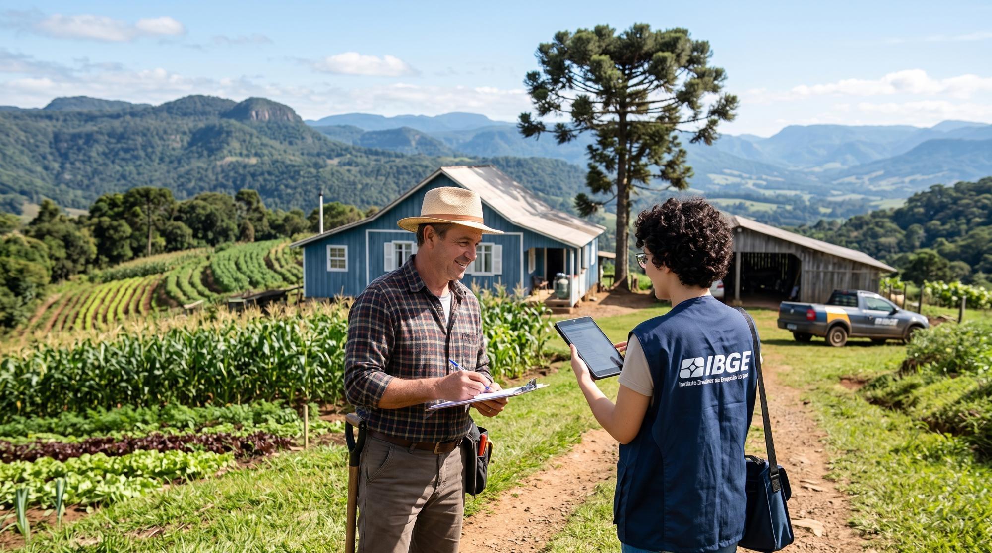 IBGE vai abrir mais de 1.500 vagas temporárias em SC para realização do Censo Agropecuário