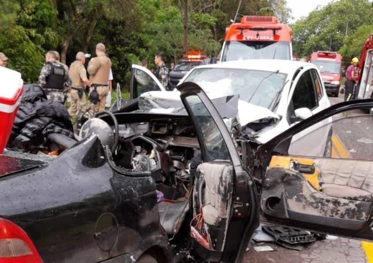 Identificadas todas as 10 vítimas de grave acidente na BR-470, em Apiúna