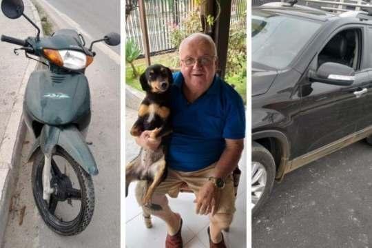 Idoso natural de imbuia morre ao cair de moto e ser atropelado por carro na SC-412