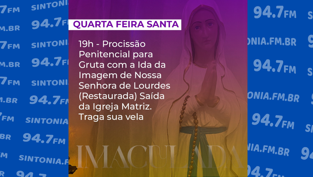 Imagem de Nossa Senhora de Lourdes retorna à gruta em Ituporanga após ato de vandalismo