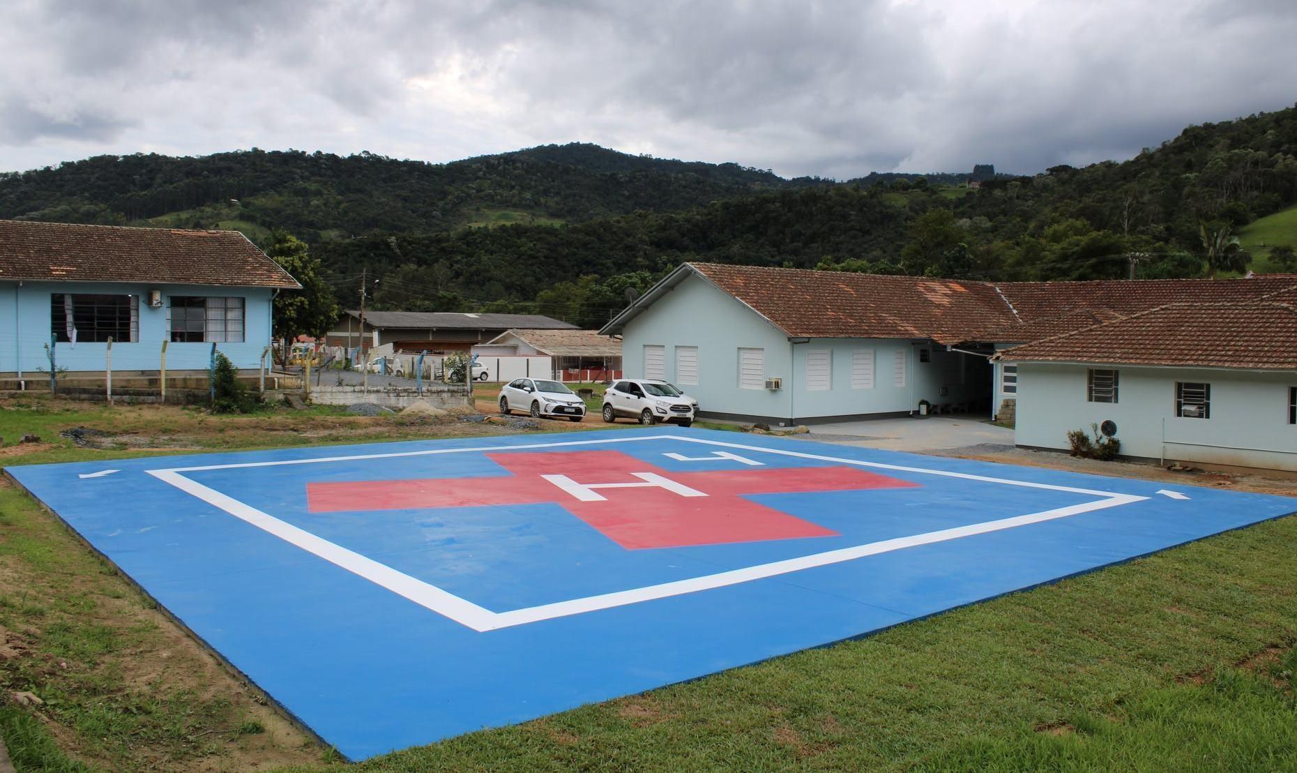 Inaugurado heliponto do hospital de Alfredo Wagner