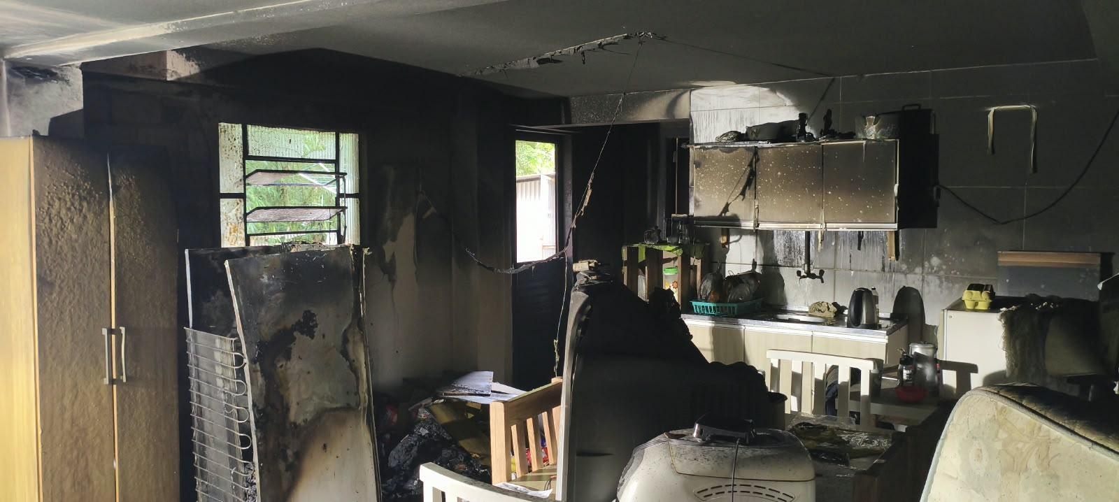 Incêndio atinge residência no Alto Vale