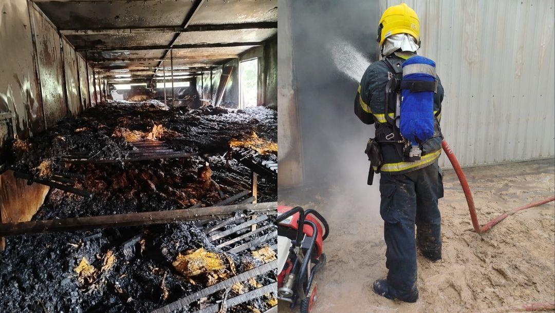 Incêndio em estufa de fumo é registrado em Rio das Pedras
