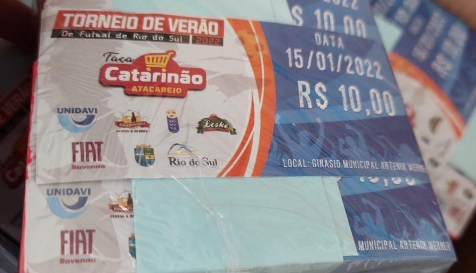 Ingressos para abertura do Torneio de Verão começam a ser vendidos em Rio do Sul