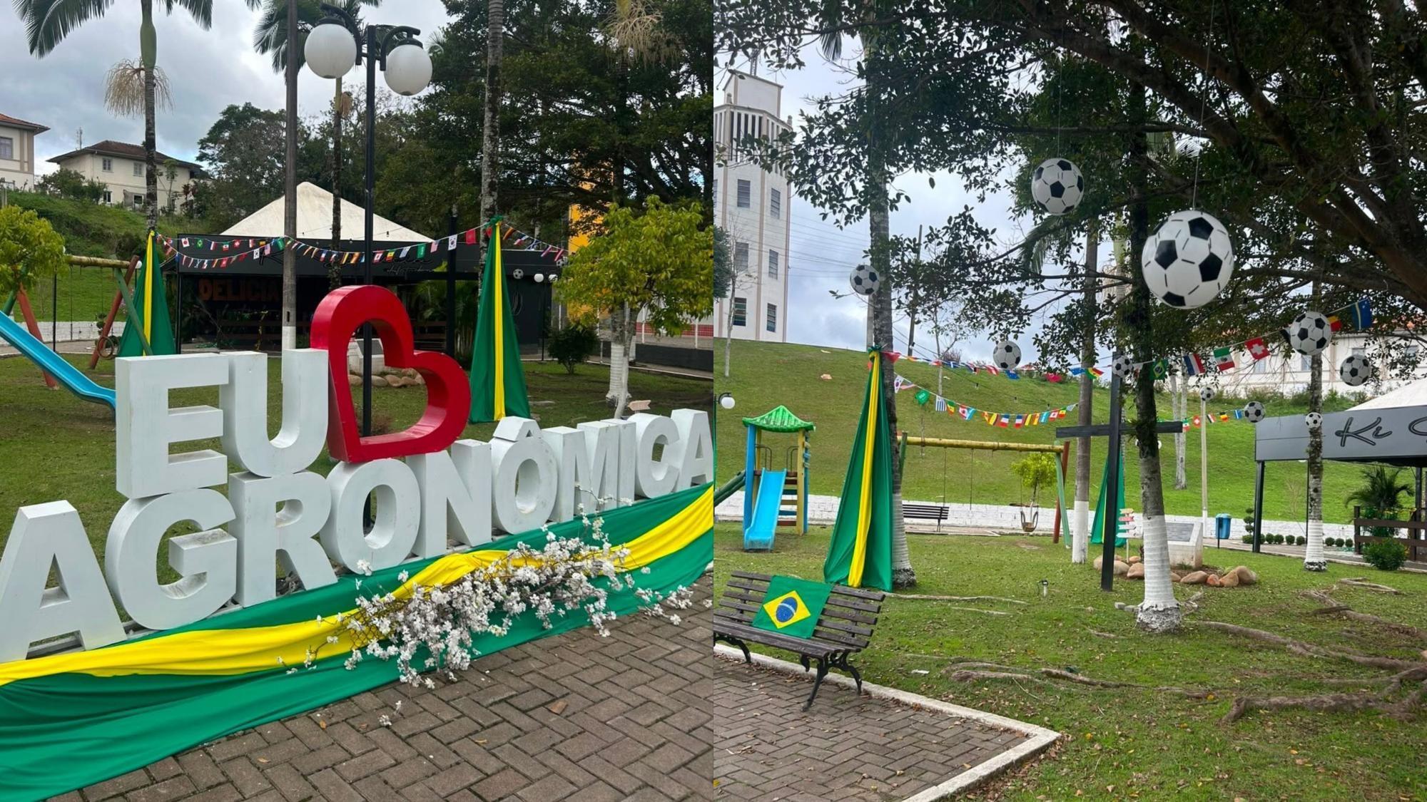 Itens da decoração da Copa são furtados em Agronômica