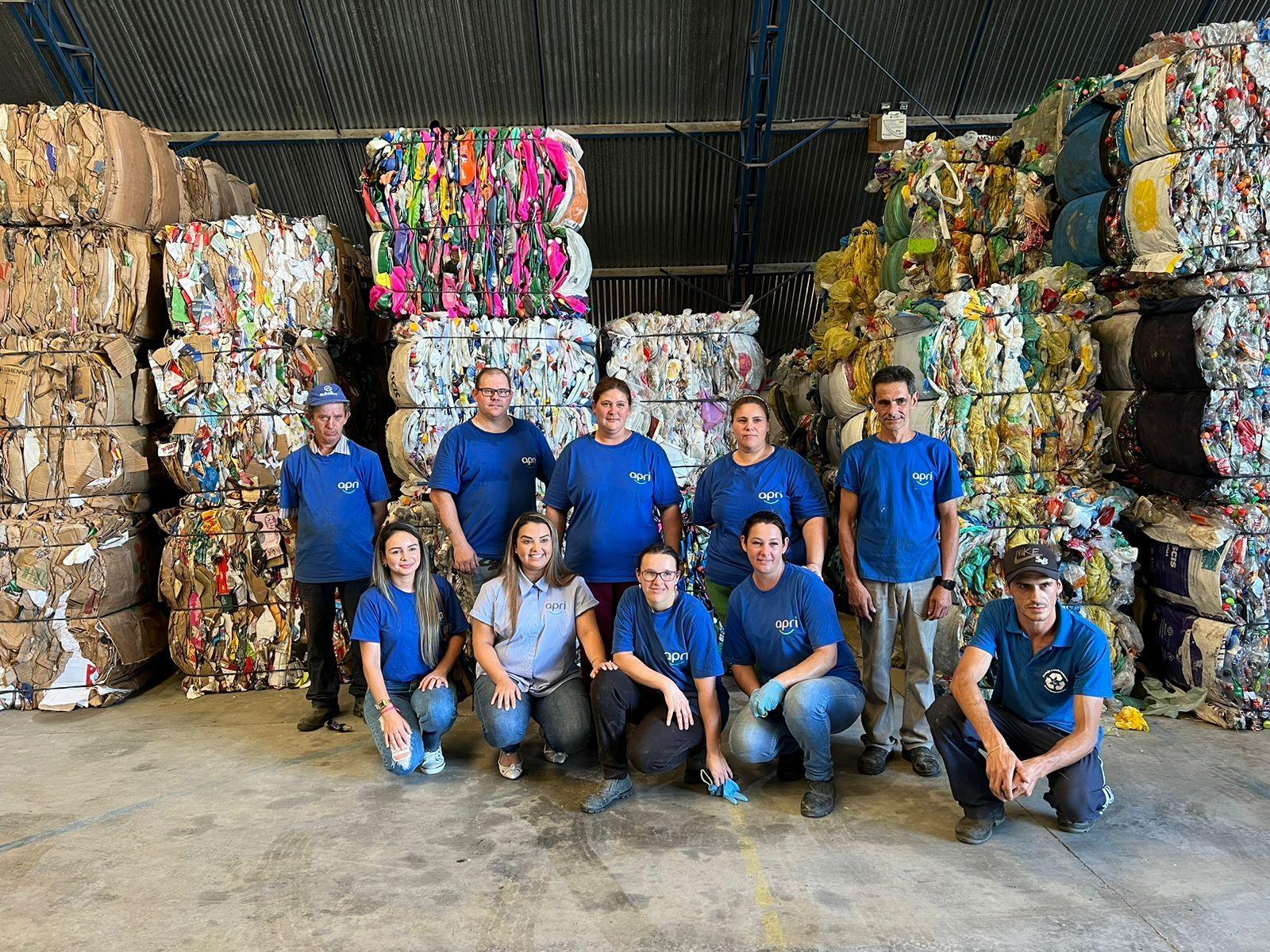Ituporanga apresenta novidades na coleta e no beneficiamento de materiais recicláveis
