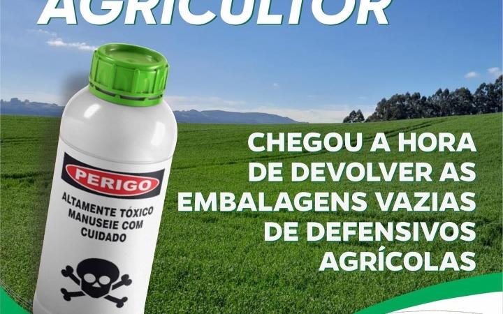 Ituporanga promove campanha de recolhimento de embalagens vazias de agrotóxicos