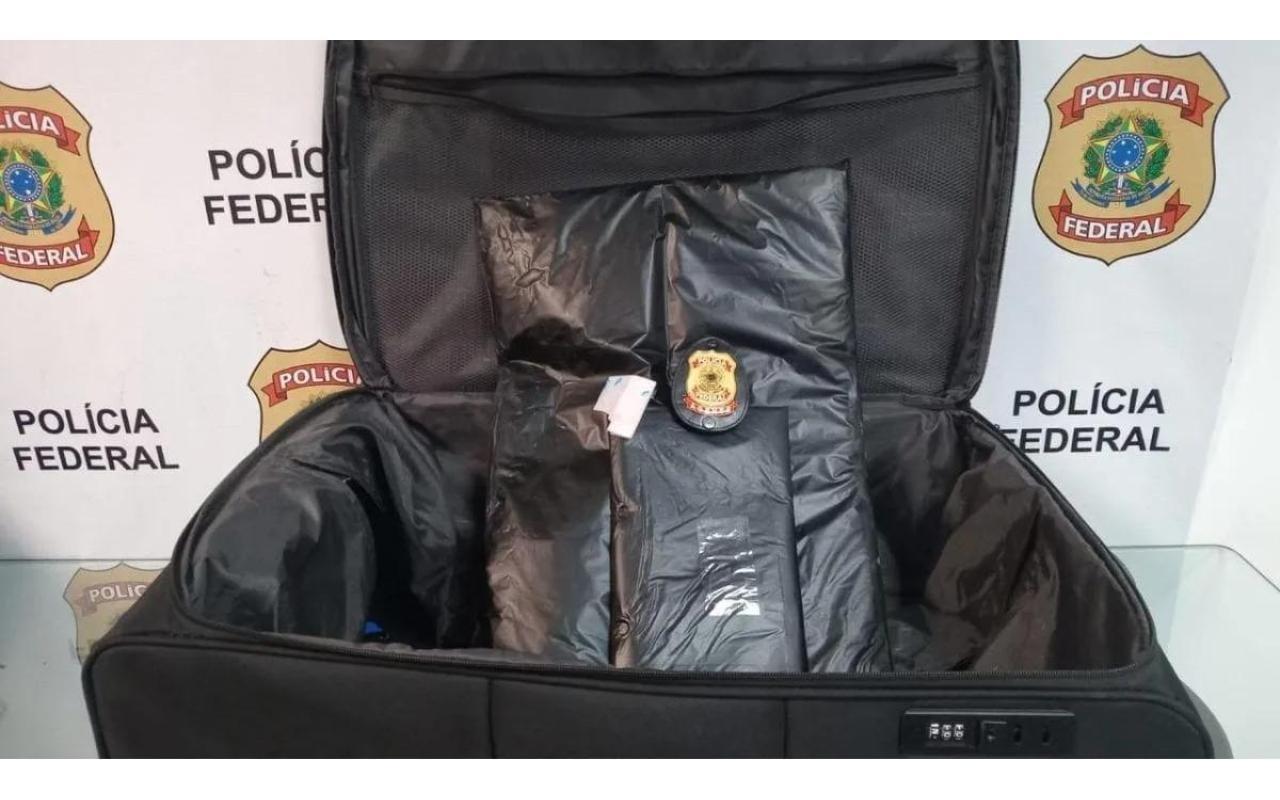 Jovem de Ituporanga pego com 3,5kg de cocaína é liberado pela Polícia Federal