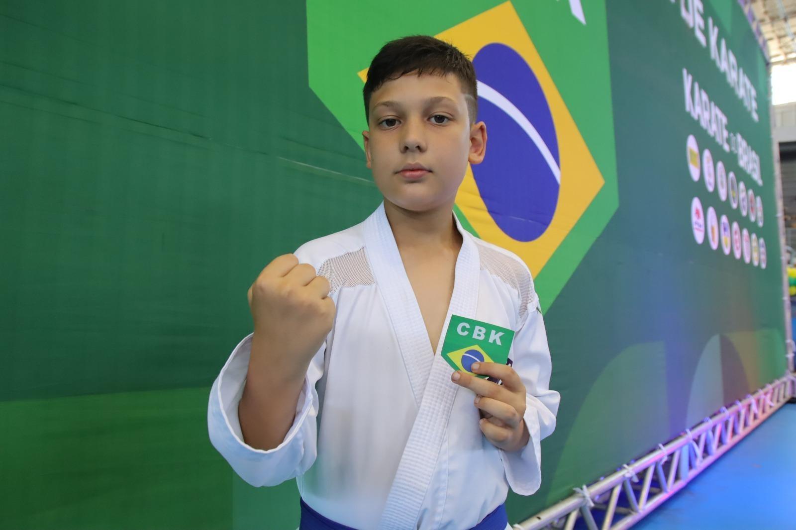 Jovem de Lontras garante vaga na seleção brasileira de karatê