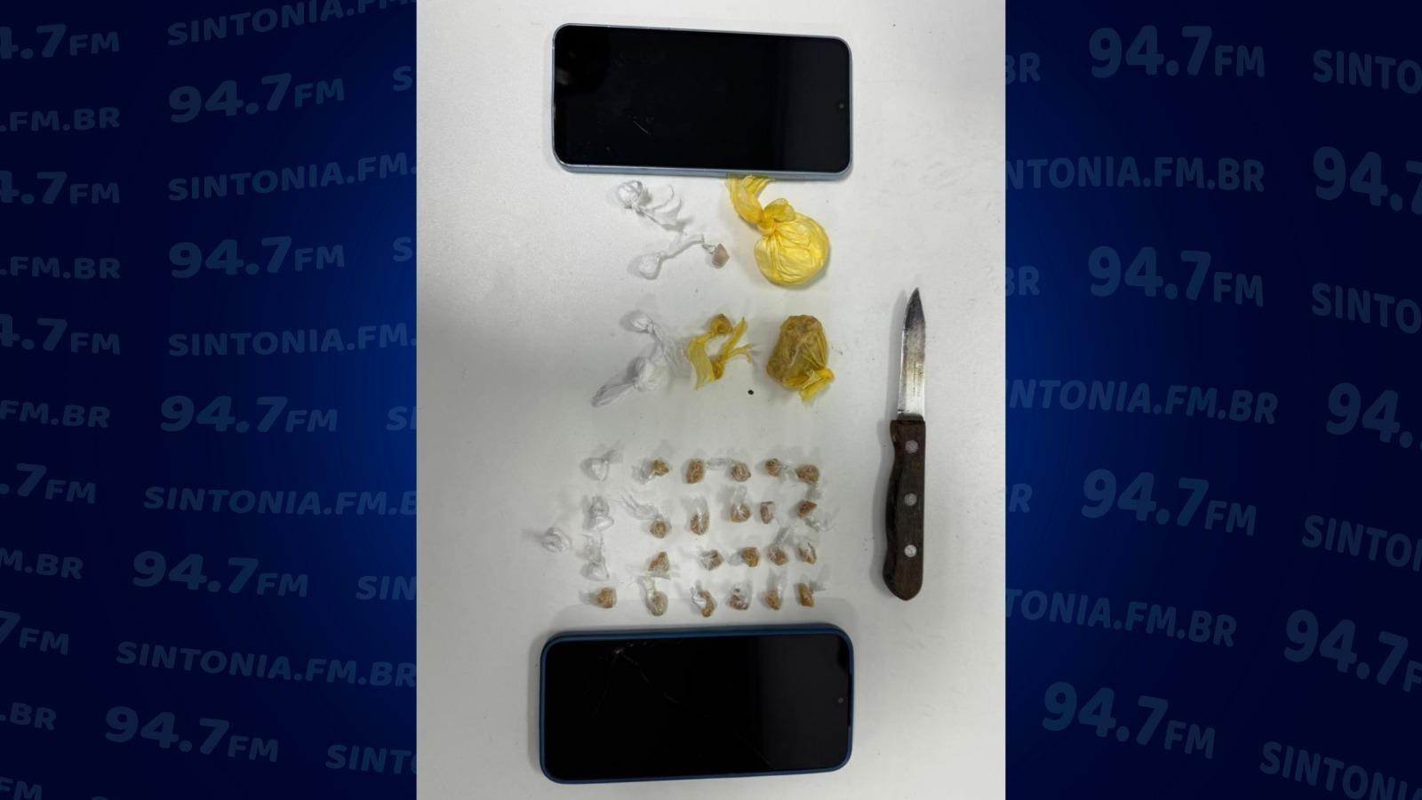 Jovem é preso por tráfico de drogas após tentativa de fuga em Rio do Sul